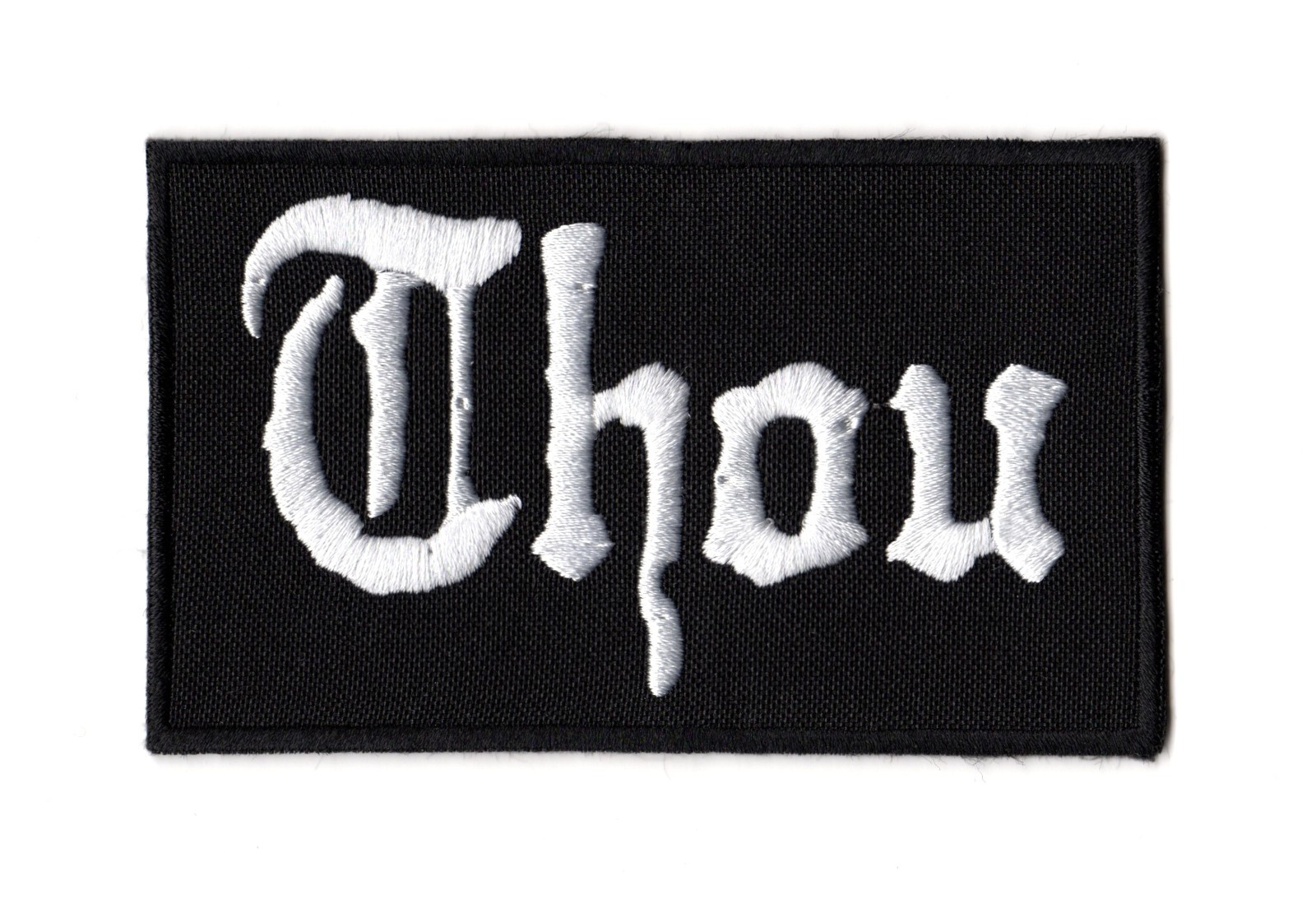 Thou Embroidered Sew On Patch American Sludge Doom Metal Drone Music Band Logo