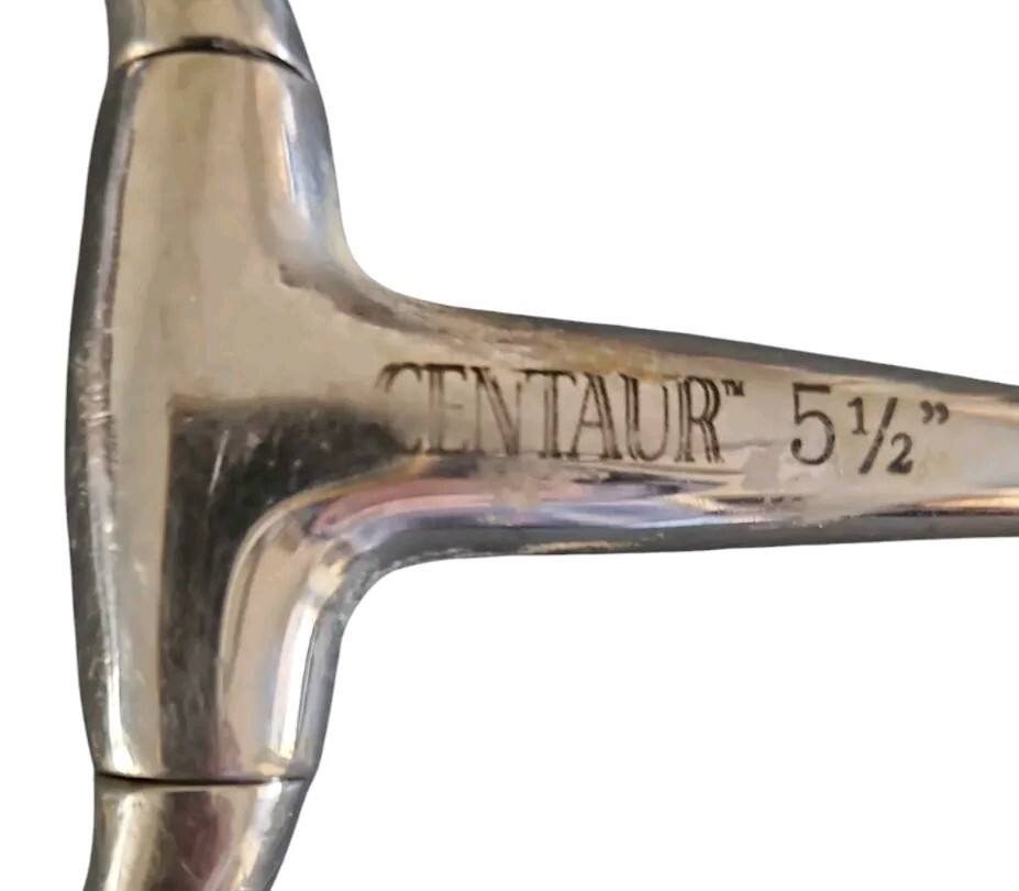 Centaur Jointed HORSE Flat Eggbutt Snaffle Bit -Stainless Steel -Size 5 1/2"