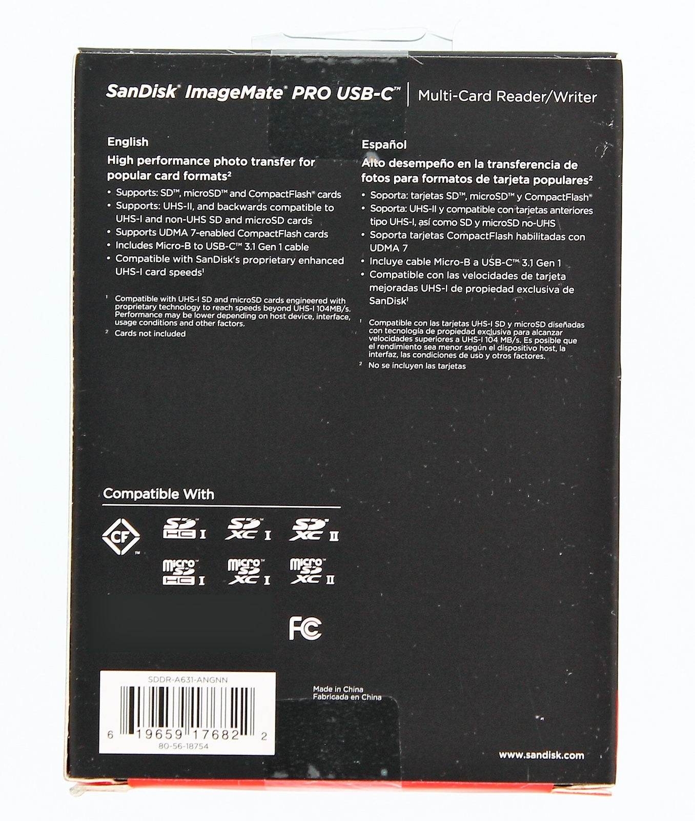 SanDisk ImageMate PRO USB-C Multi-Card Reader/Writer