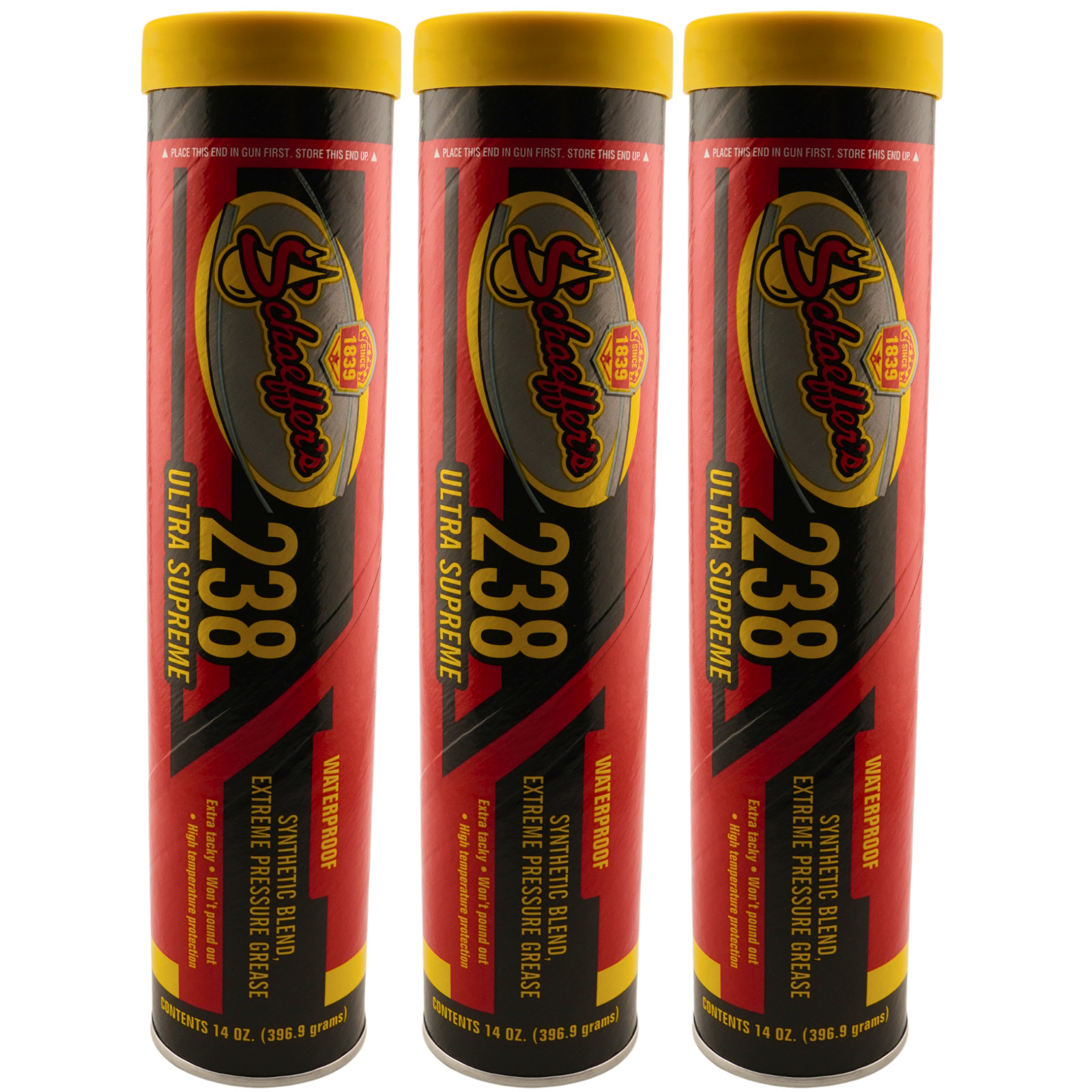 Schaeffer's 02382-029 238 Ultra Supreme Grease 14oz NLGI 2 Waterproof, Pack of 3