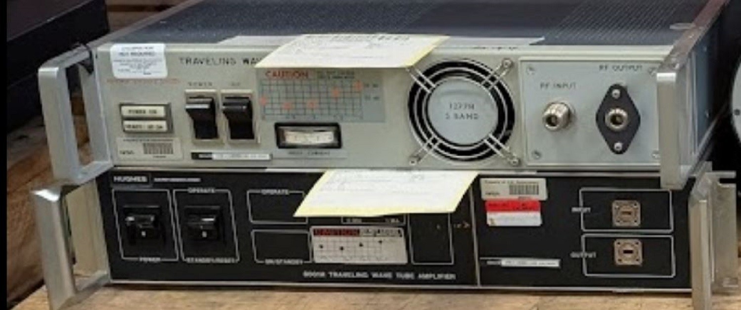 Hughes 8010H/8010H04F000 TWT/TWTA Traveling Wave Tube Amplifier 10W 12.4-18.0GHz