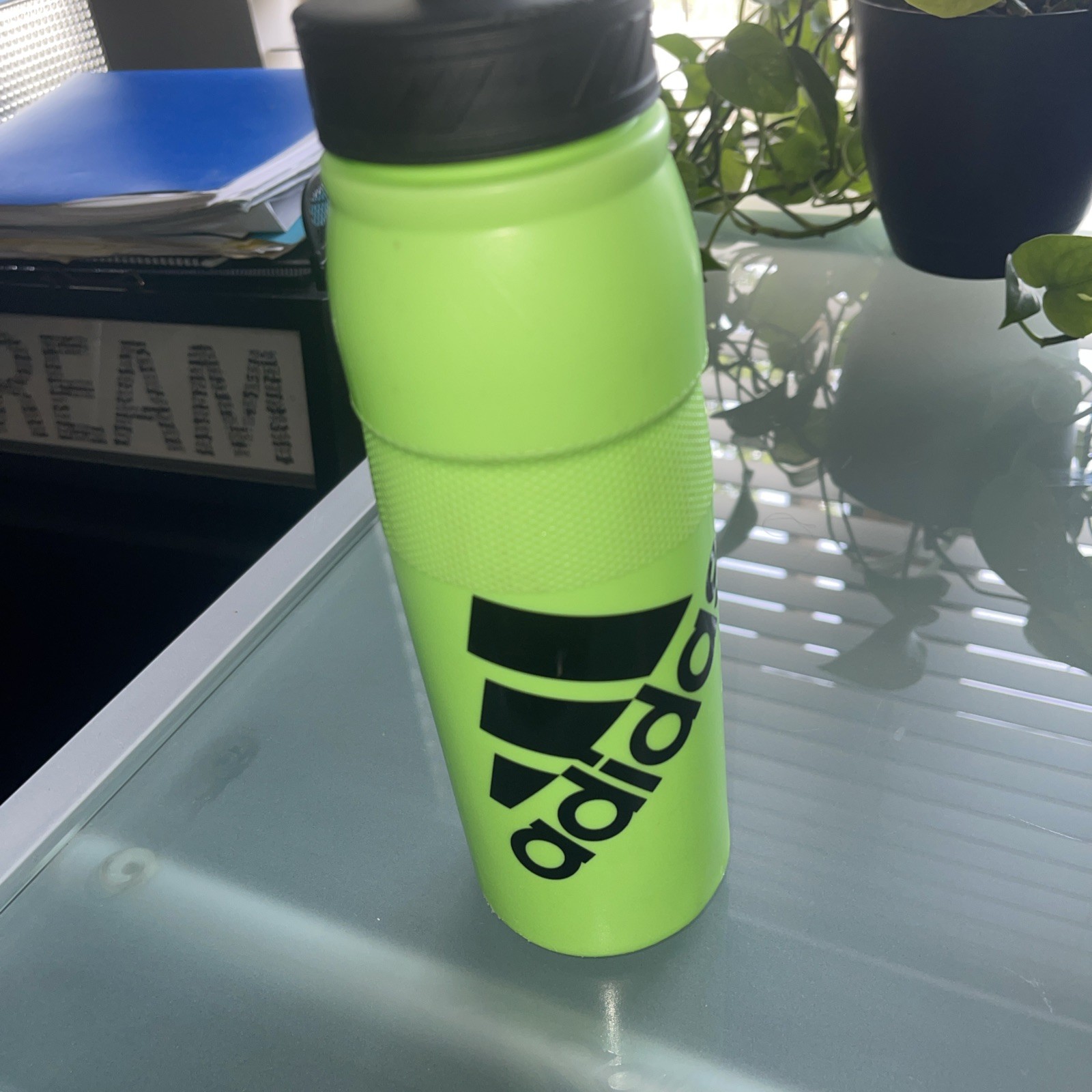 NWT.  Adidas Refillable Stadium Plastic Sport Water Bottle by adidas - (28 oz)