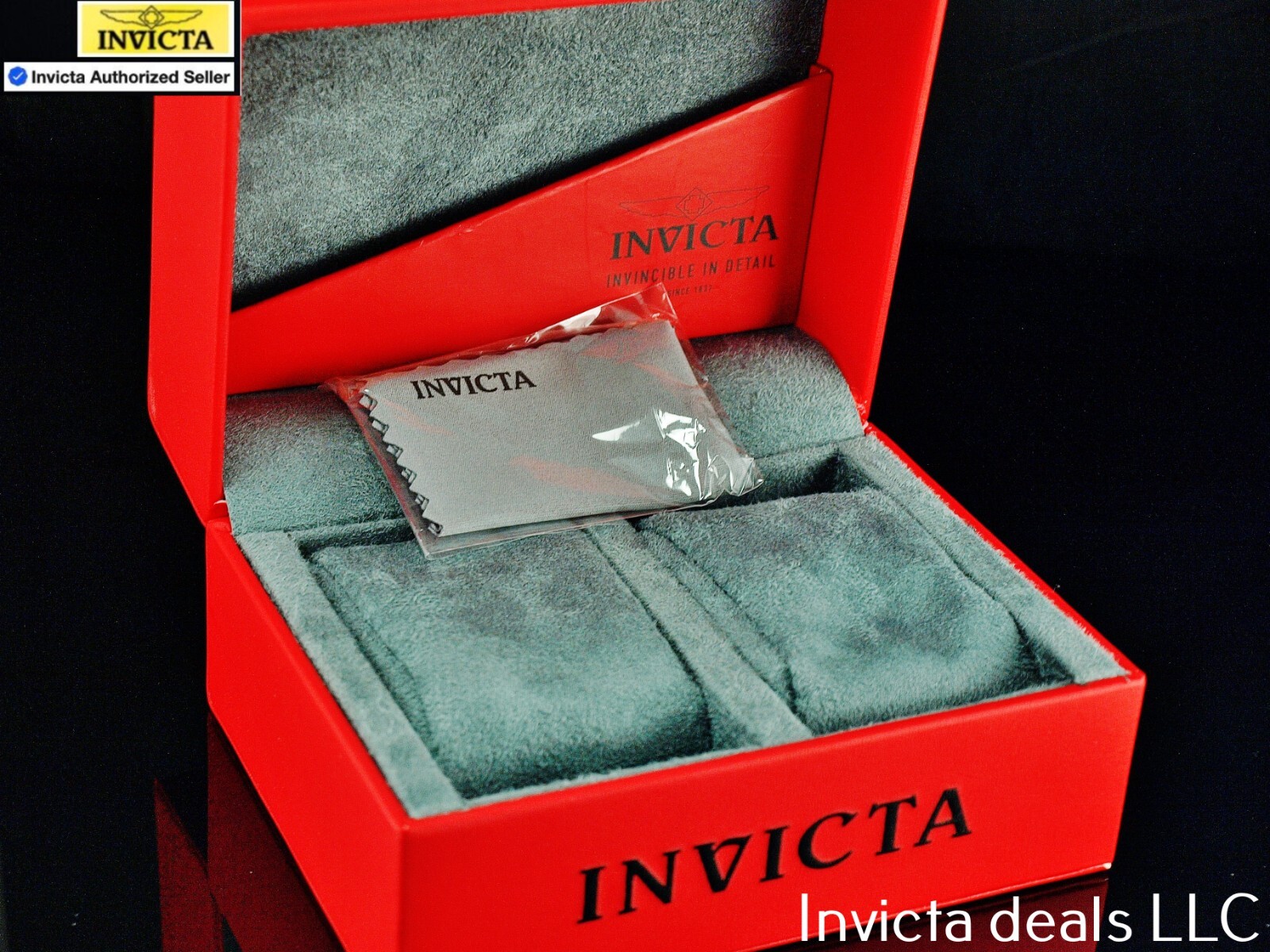 NEW Invicta RED 2 Slot Box for Pair watches