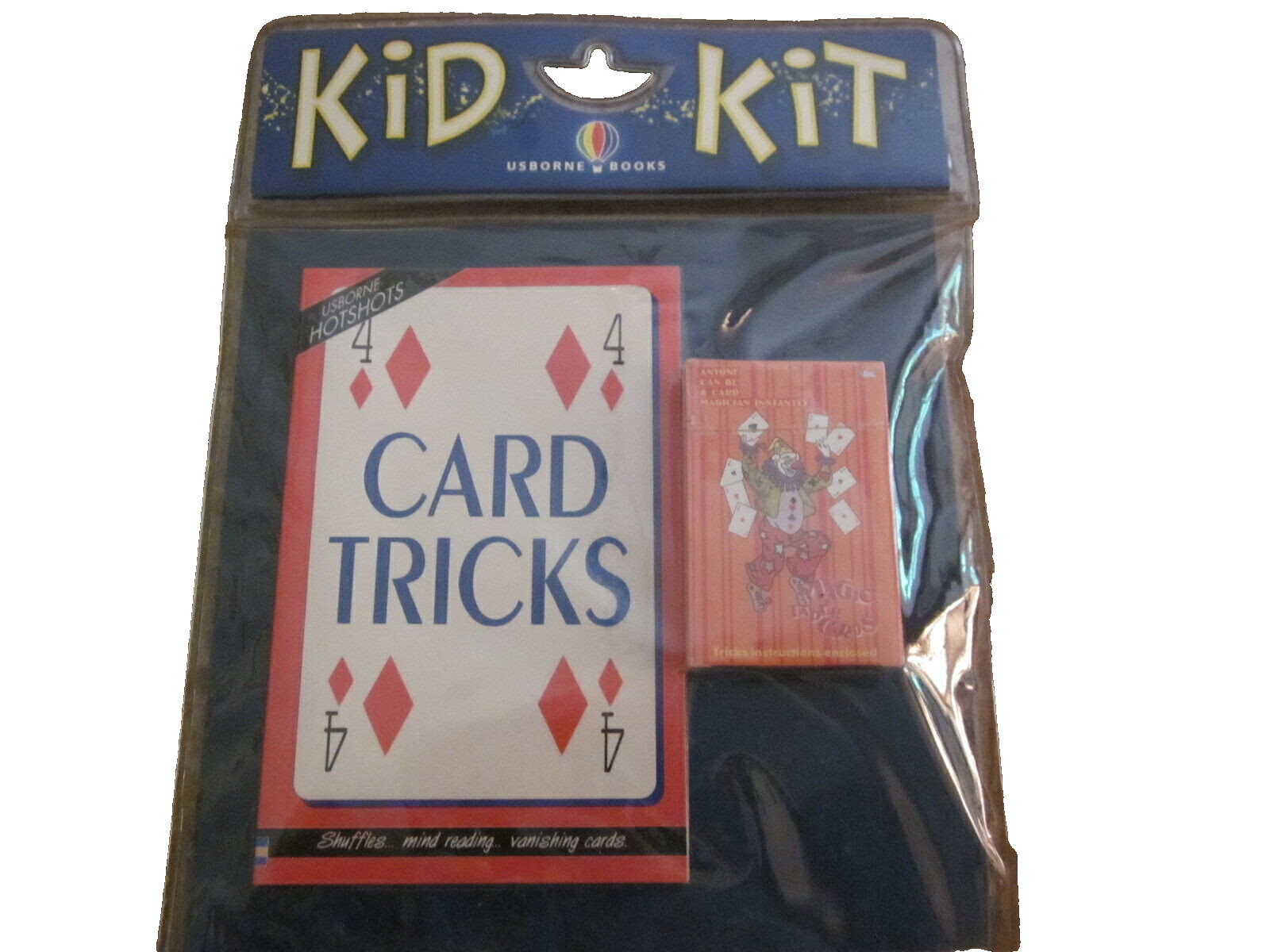 Card Tricks Kid Kit - book and cards by Usborne Books - MIP