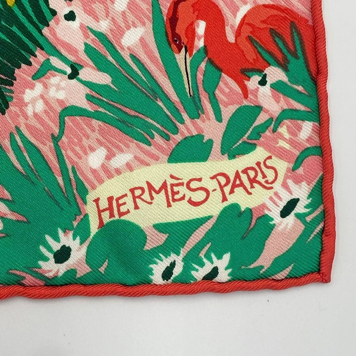 HERMES Dans Un Jardin Anglais Petit Carre 45 Silk Scarf Alice Shirley No Box t46