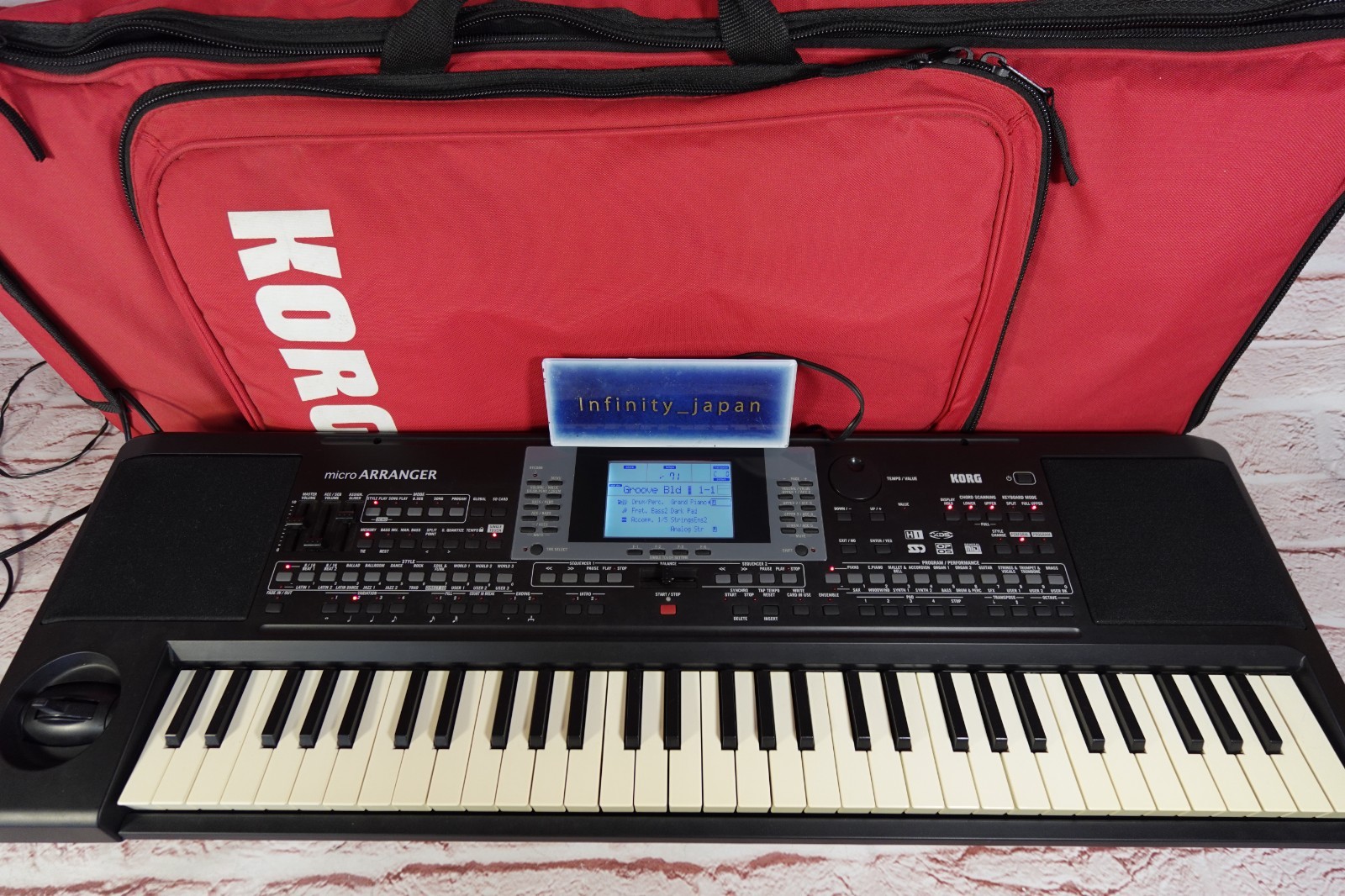 KORG MAR-1 Micro Arranger Synthesizer Keyboard fast ship from japan with case