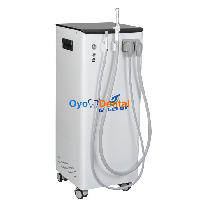 400L/min Greeloy Mobile Dental Suction Unit Vacuum Pump Surgical Aspirator CE