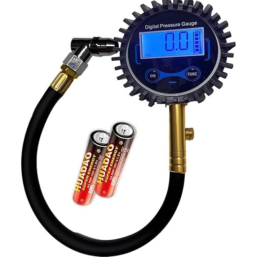 Digital Tire Pressure Gauge 250 PSI - Accurate Air Pressure Gauge for Tires with