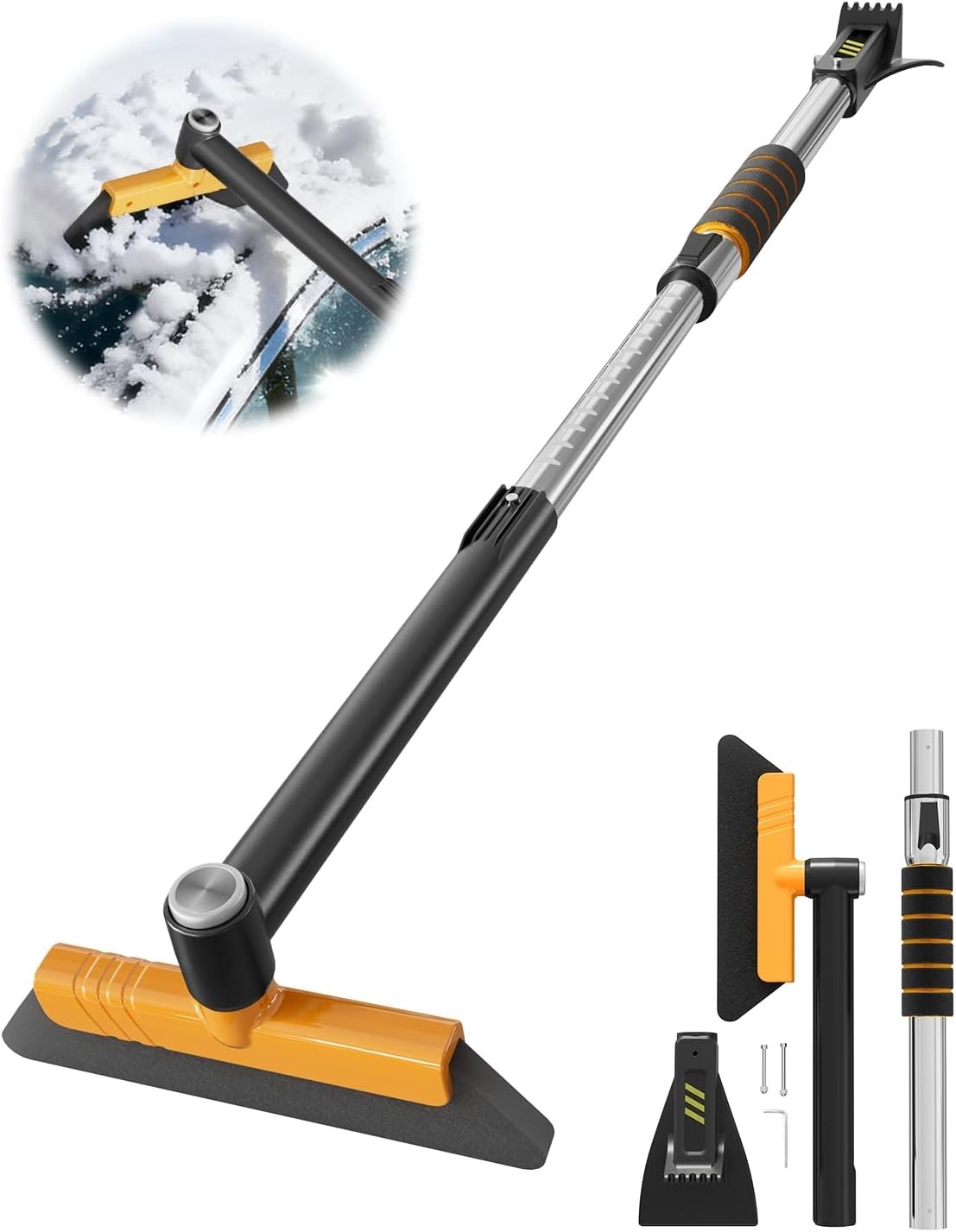 43.7" Extendable for Car Windshield for 12 Adjustable Length Settings with Fo...