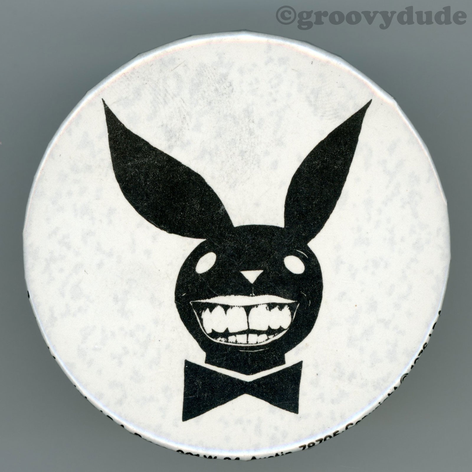 1976 Carter TX Playboy Bunny Black on White Campaign 2-1/4" Cello Pinback Button