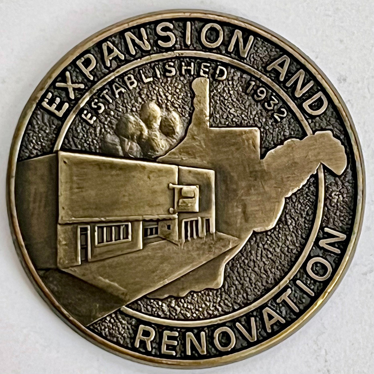 CENTRAL NATIONAL BANK of Buckhannon WV Expansion & Renovation Commemorative Coin