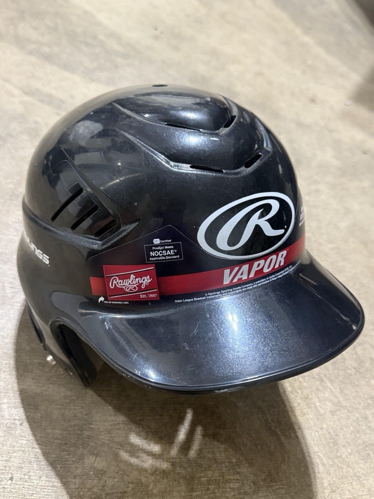 Rawlings VAPOR Softball Batting Helmet Size 6.5-7.5 NICE *EUC*