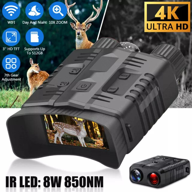 N003 Infrared Night Vision Goggles 4K WIFI Binoculars Telescope 10XDigital Zoom