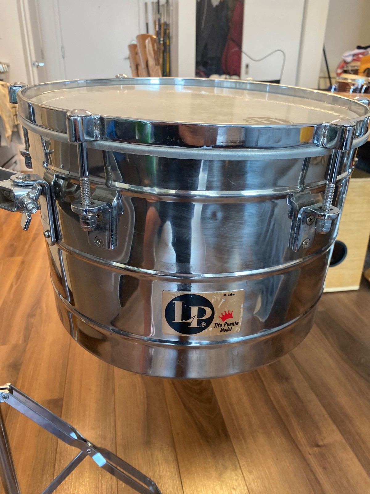 tito puente. Thunder 15x10  lp timbale used