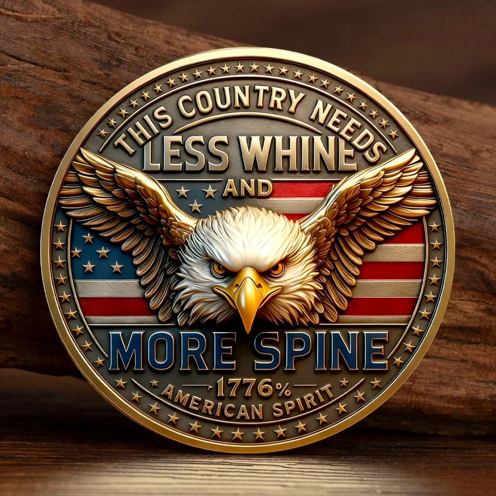 American Spirit Freedom Isn’t Free Commemorative Challenge Coin Patriotic Gifts