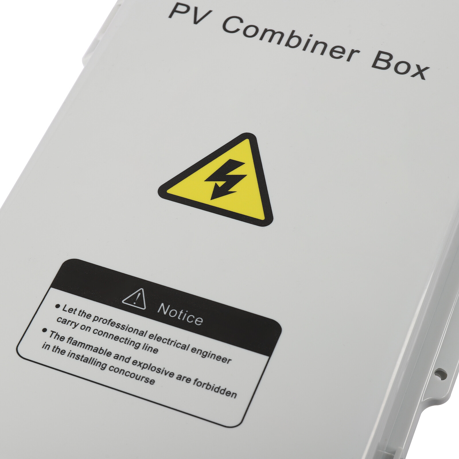 6-String Solar PV Combiner Box New 15A Circuit Breaker For Solar Panel System
