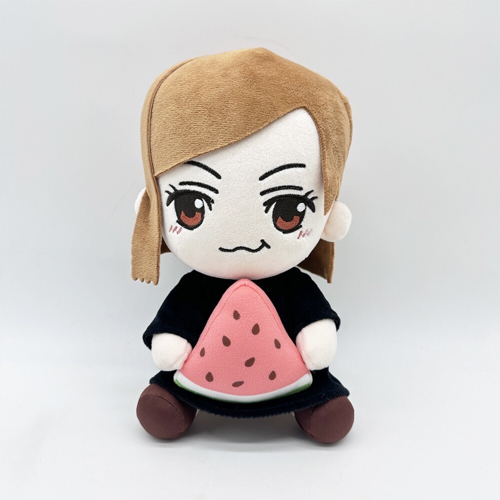 Jujutsu Kaisen Kugisaki Nobara Plush Doll Watermelon Sitting Figure collection