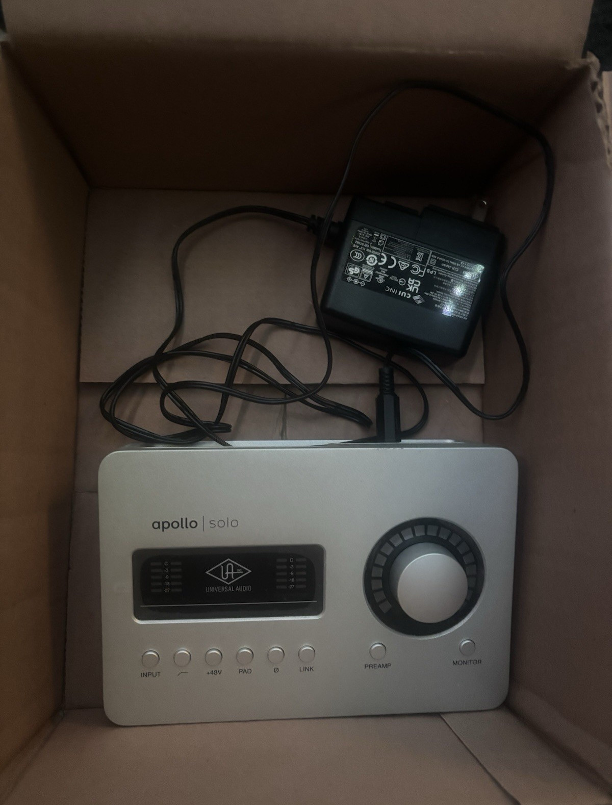 Universal Audio Apollo Solo Desktop USB-C Audio Interface w/ Phantom Power