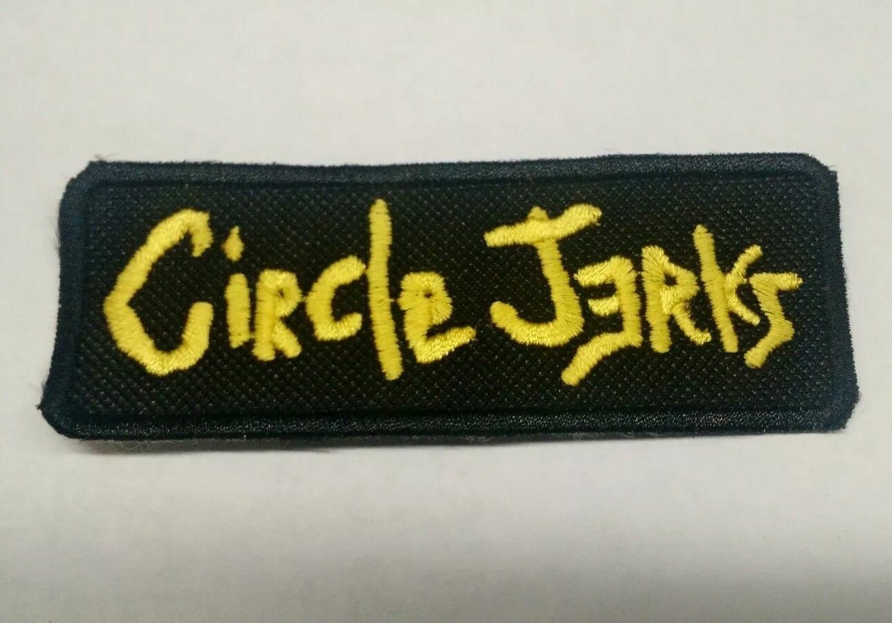 Circle Jerks Patch Iron/Sew on Embroidered Punk Rock Patch Bad Brains Germs DOA