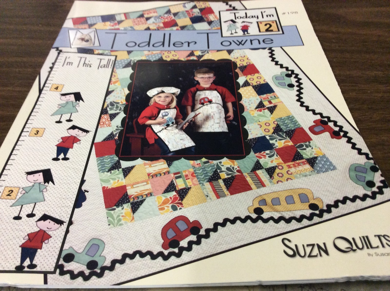 TODDLER TOWNE QUILT PATTERN BOOK # 198 BY SUZN QUILTS