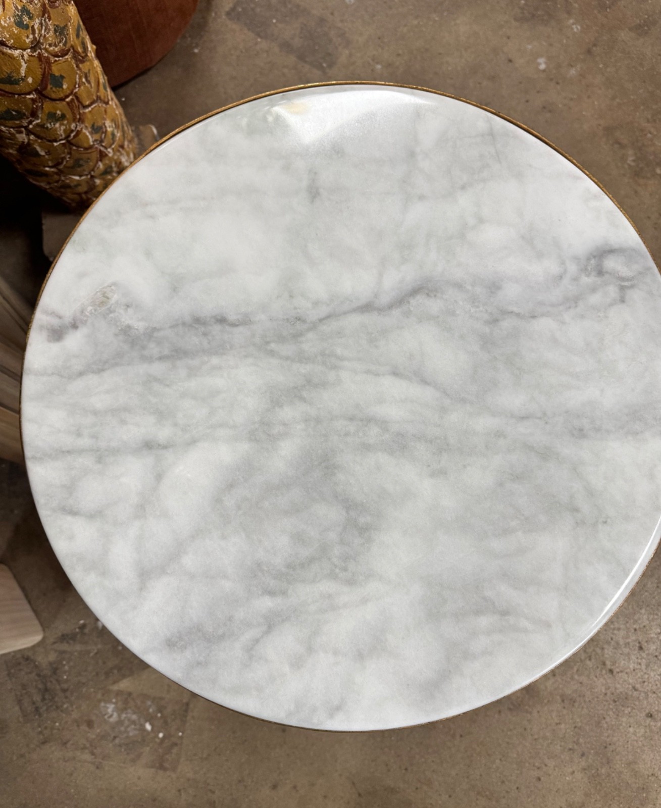 Kay Marble Tassel Table