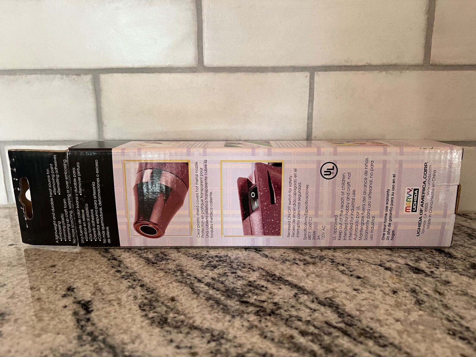 Marvy Uchida Embossing Heat Tool Model 2500 Rubber Stamp Embossing