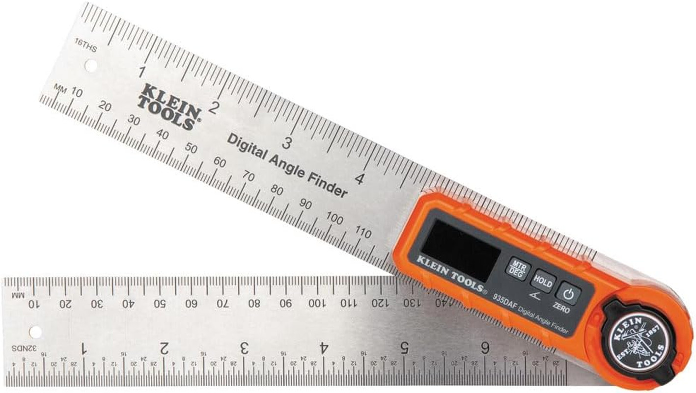 Klein Tools 935DAF Digital Angle Finder, Precision Measurements, Miter Saw Protr