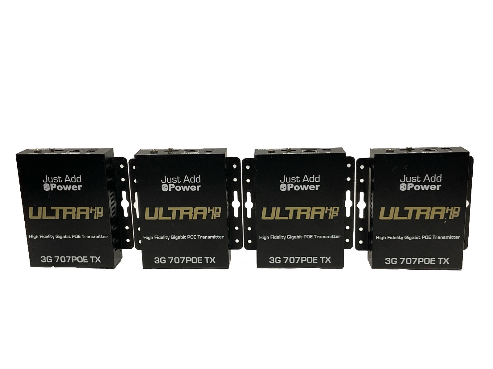 (LOT OF 4) Just Add Power 3G 707POE TX Ultra HD IP.                L-48