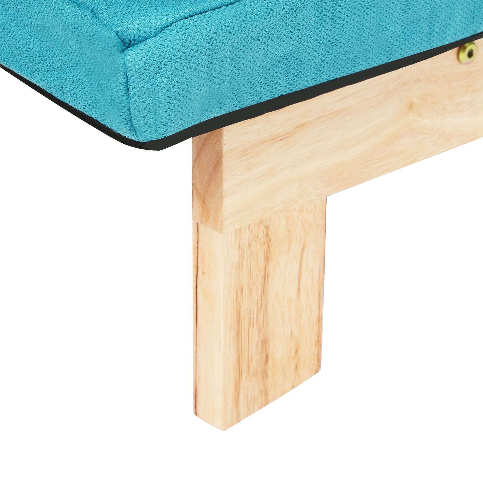 Modern Sofa Chair Cozy Lounge Chair with Footrest Cotton Sofa 5 Angle Adjustable