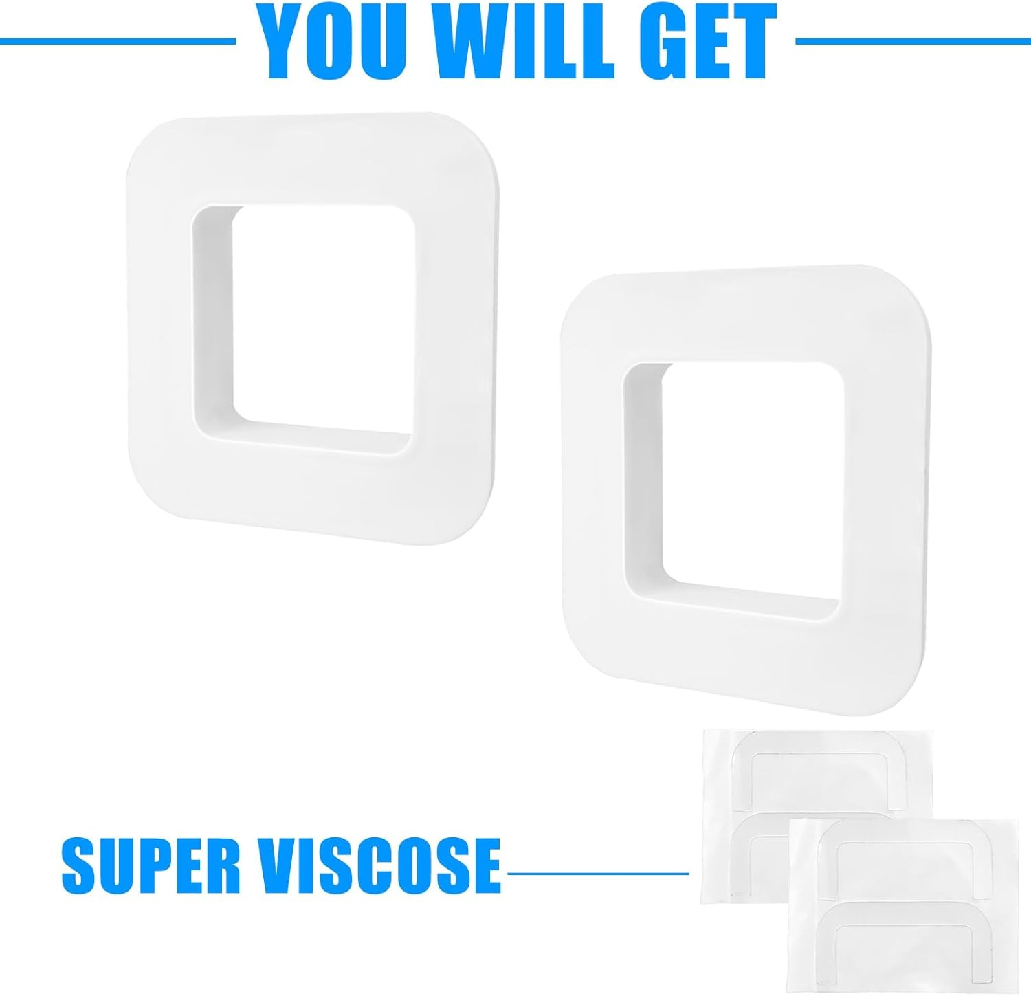2 Pack Window Mount fits for Wyze Cam OG Camera,Self Adhesive Camera White