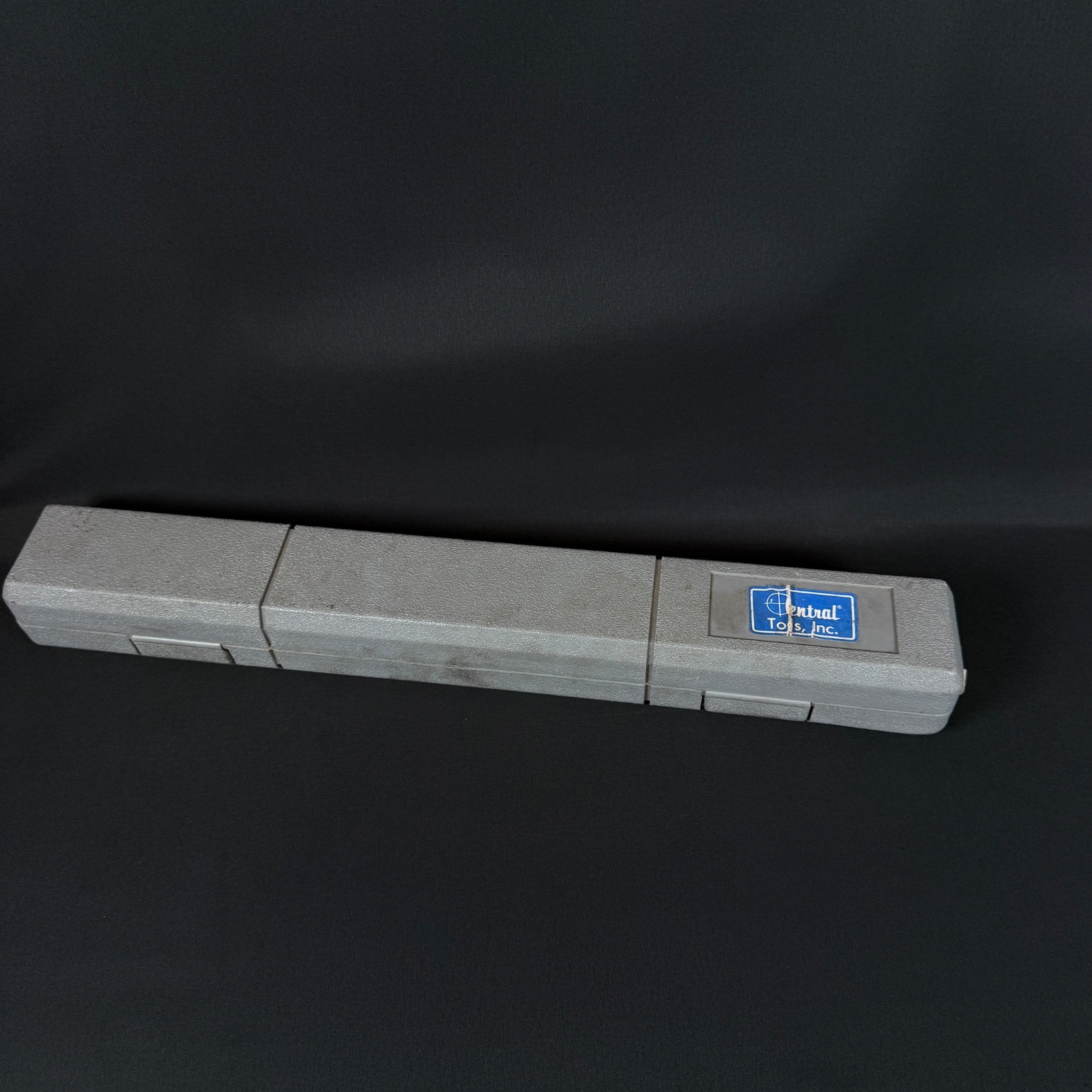 Vintage Central Tools 96395 80 pounds Torque Wrench Blue with case