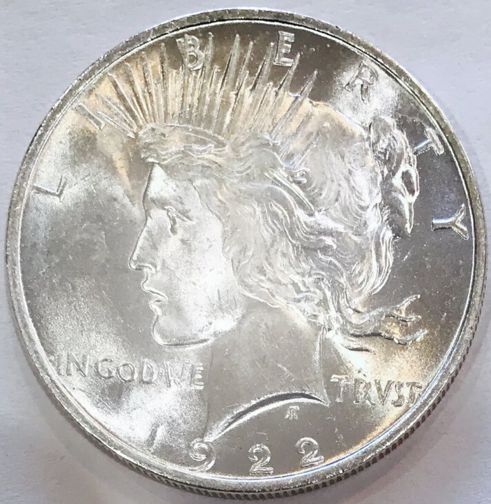 ⭐️1922 P PEACE DOLLAR!⭐️REMARKABLE GEM BU+⭐️FRESH FROM ORIGINAL ROLL⭐️