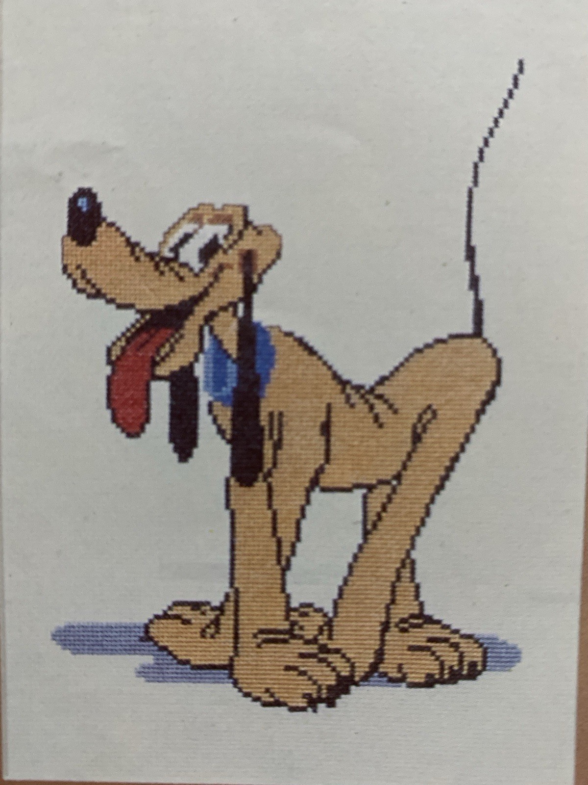 Disney Pluto Counted Cross Stitch Pattern