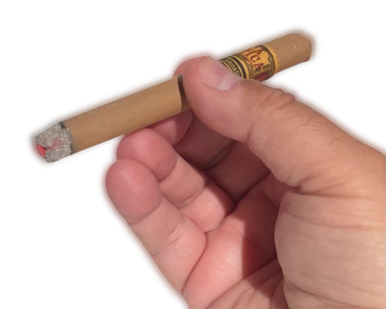 FAKE CIGAR With Real Band Red Ash Trick Joke Gag Lit Prop Prank Smoking Costume