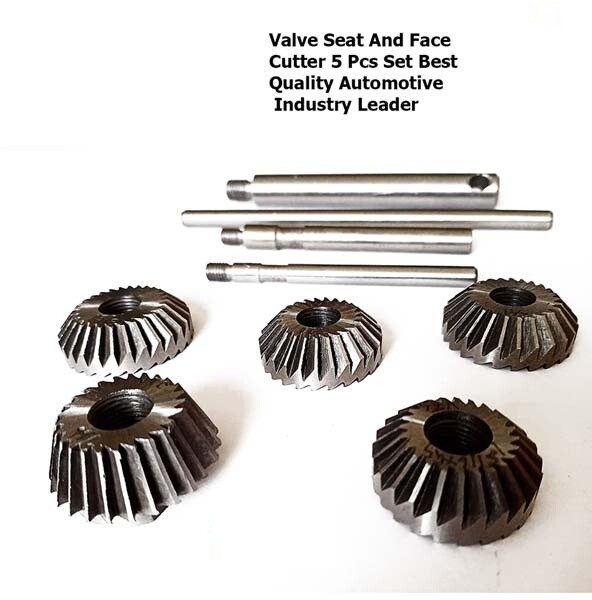 Valve Seat Cutter Set 5 Cutter Carbon Steel Set For Vintage Cars And BIKES