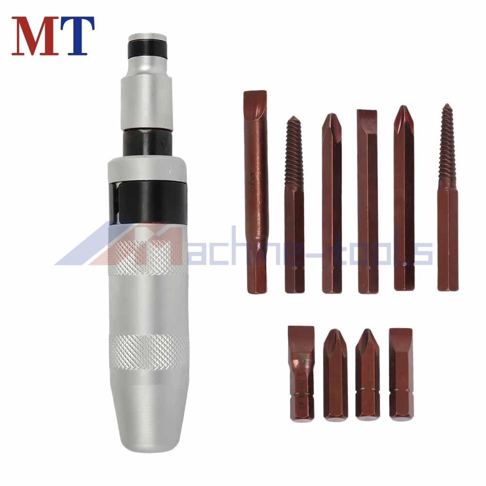 11 Pack 1/2" Drive Impact Driver Screwdriver Remover Tightening Tool Set