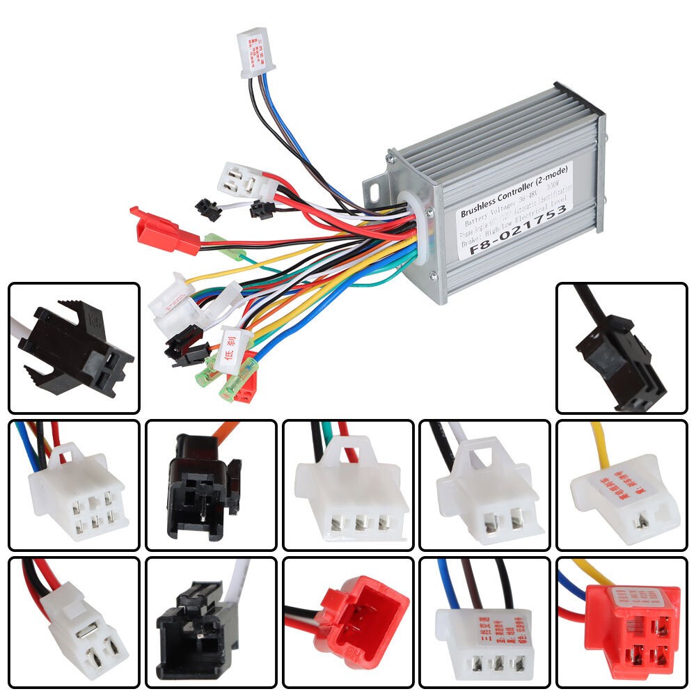 350W DC 36-48V Motor Speed Controller for Electric E-bike Scooter Brushless