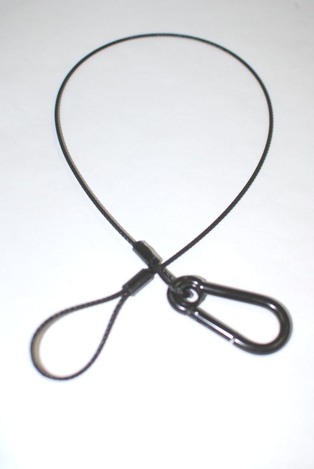 50 Safety Cables Black 30"   dj etc stage lighting aultman 