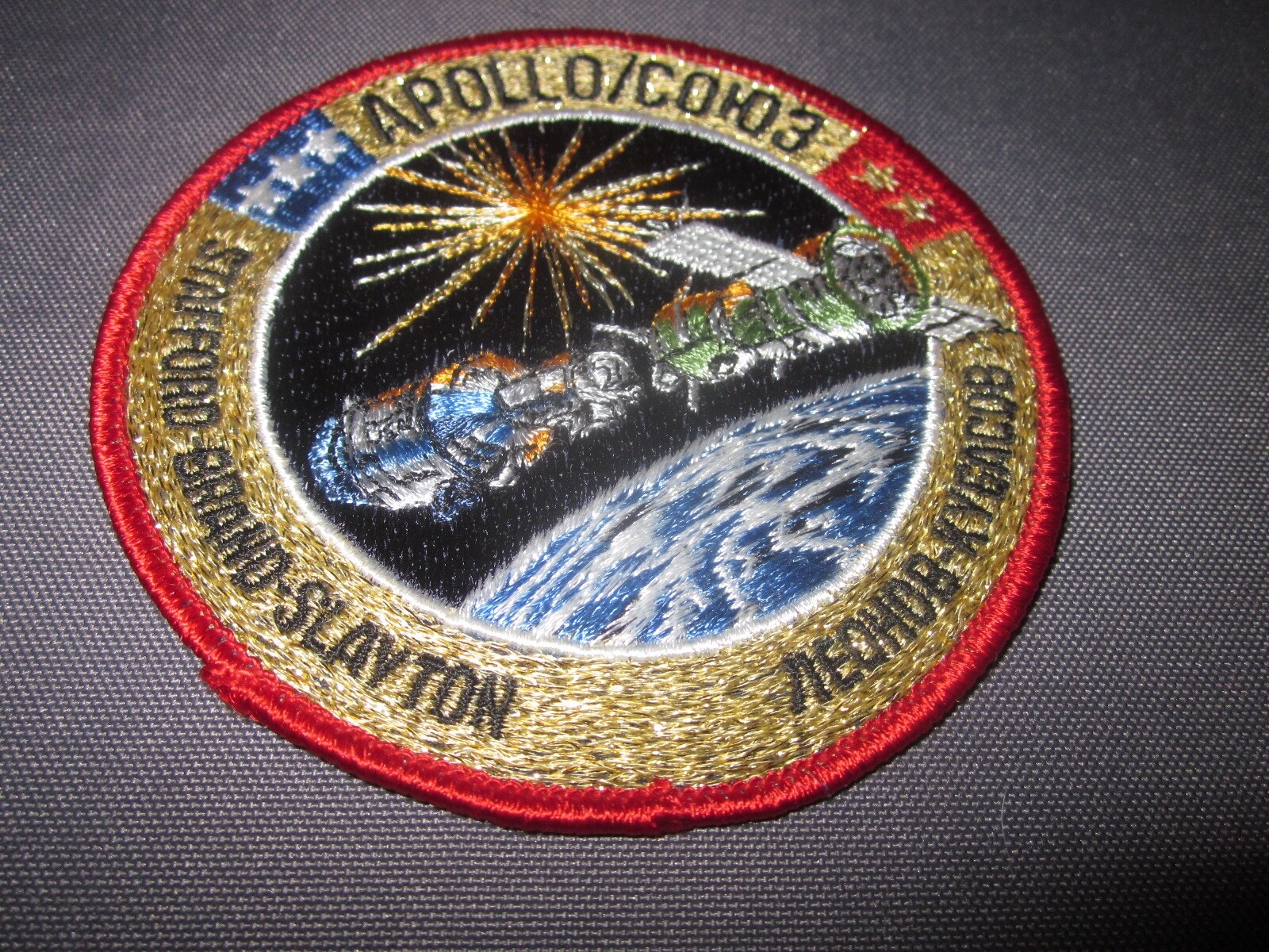 Vintage APOLLO/COHO3 Stafford Brand Slayton  PATCH