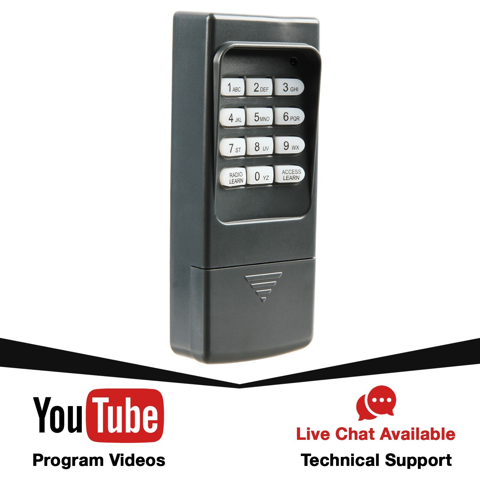 2 Replacement Garage Door Opener Wireless Wall Keypad for Multi Code 420001