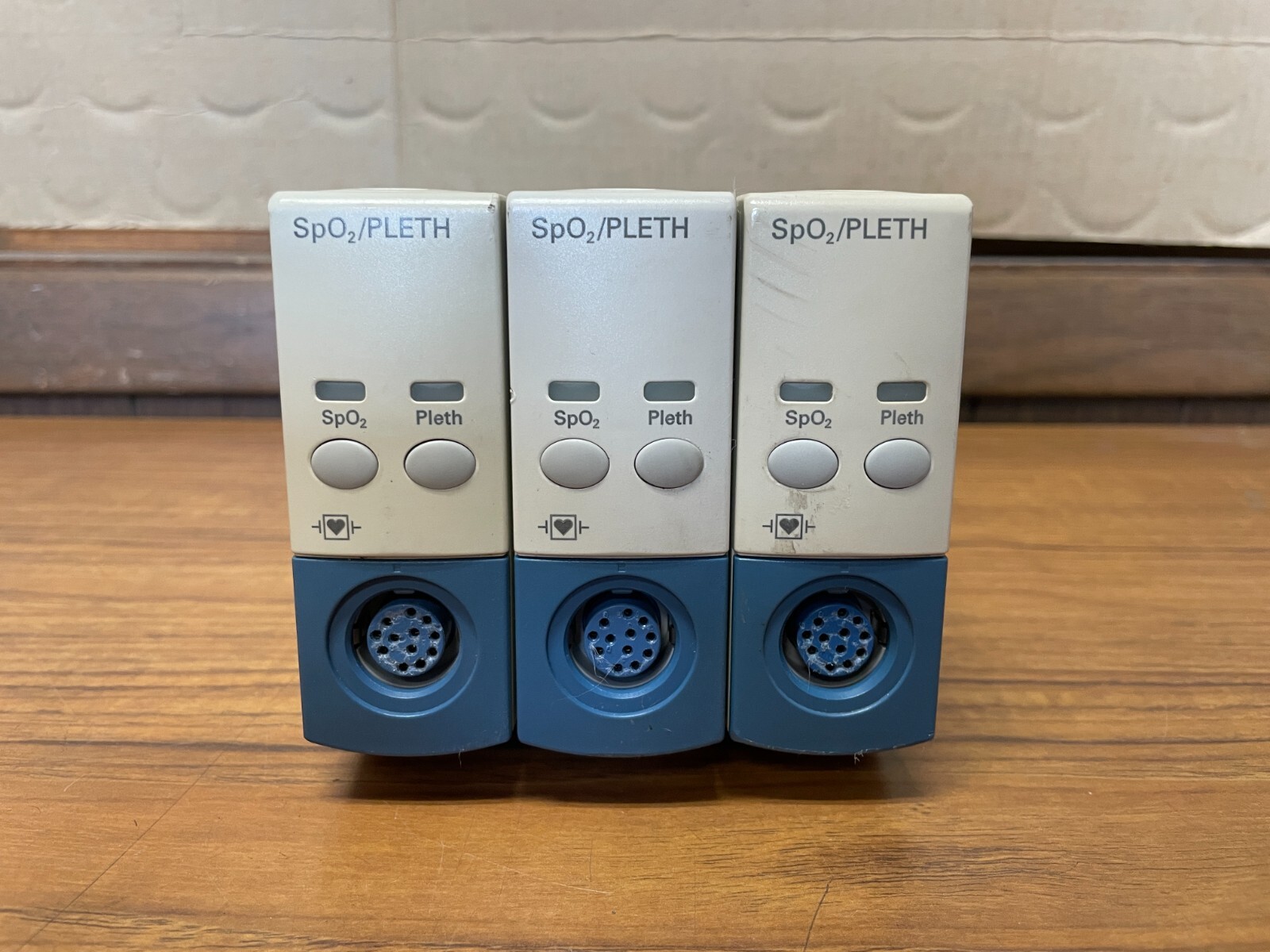 Lot of 3 Philips M1020A Monitoring Module Spo2 *