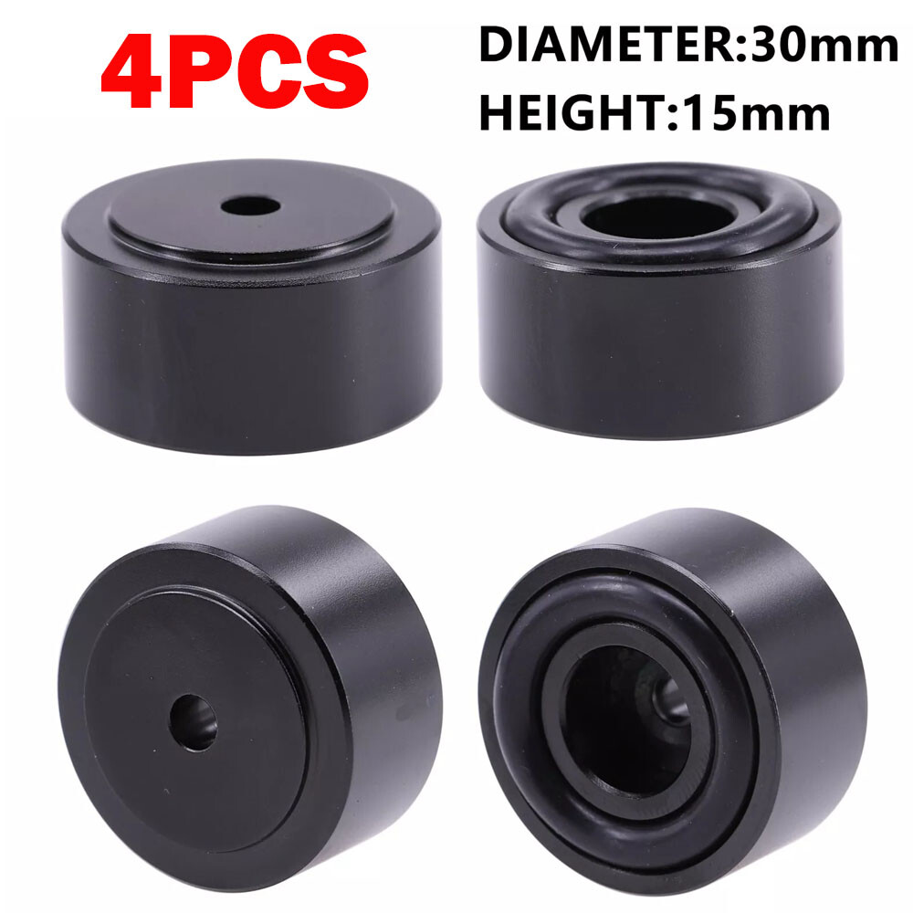 4X Black Amplifier Feet HIFI Turntable Feet Audio Speaker Isolation Feet Pad