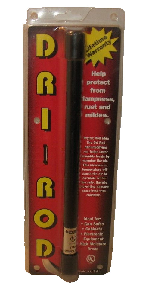 Gun Safe Dry Rod 12" Dehumidifier Protects Boat RV from Humidity Moisture Mold