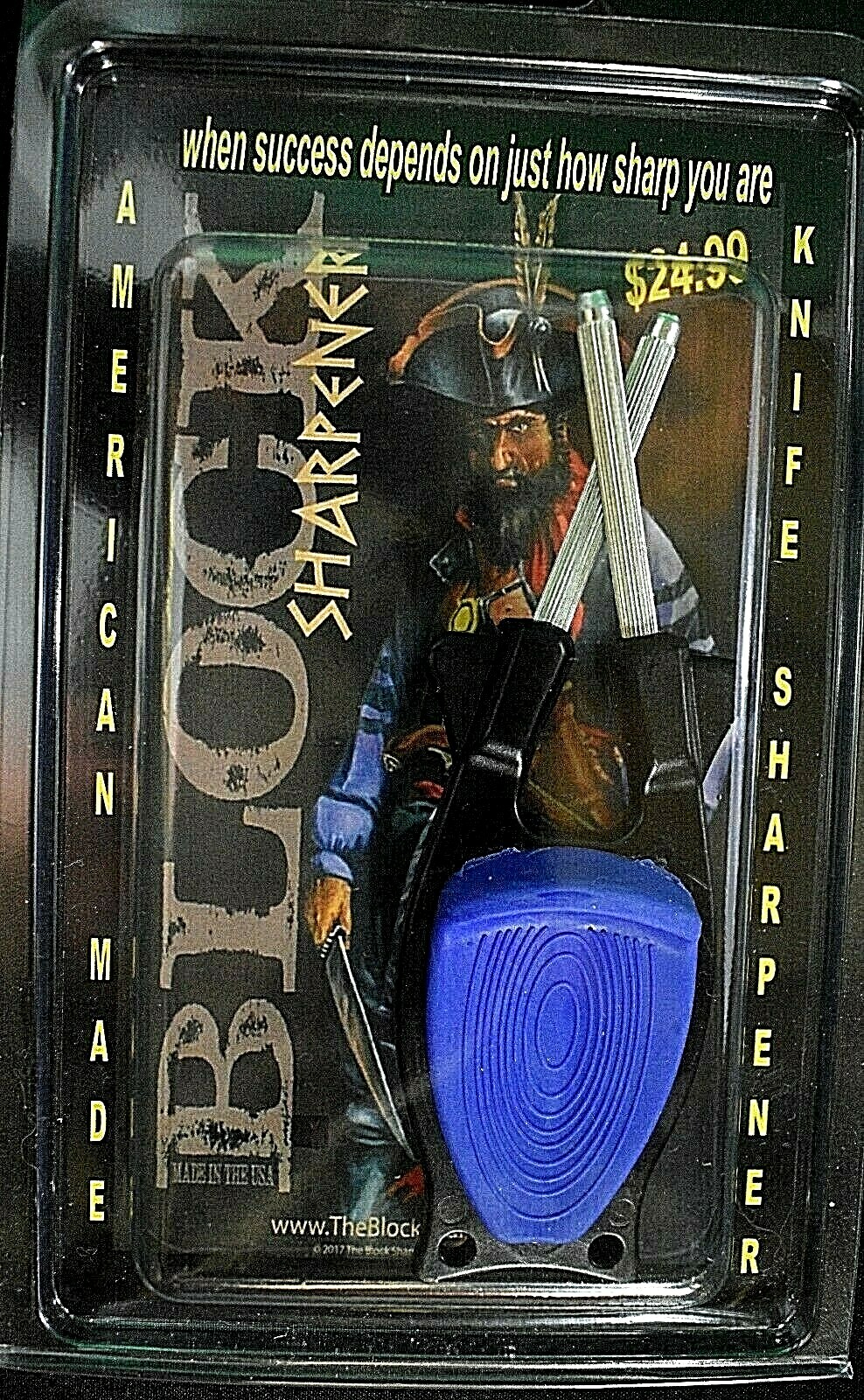 Block knife sharpener, Great gift ideas for outdoorsmen and women, free shipping