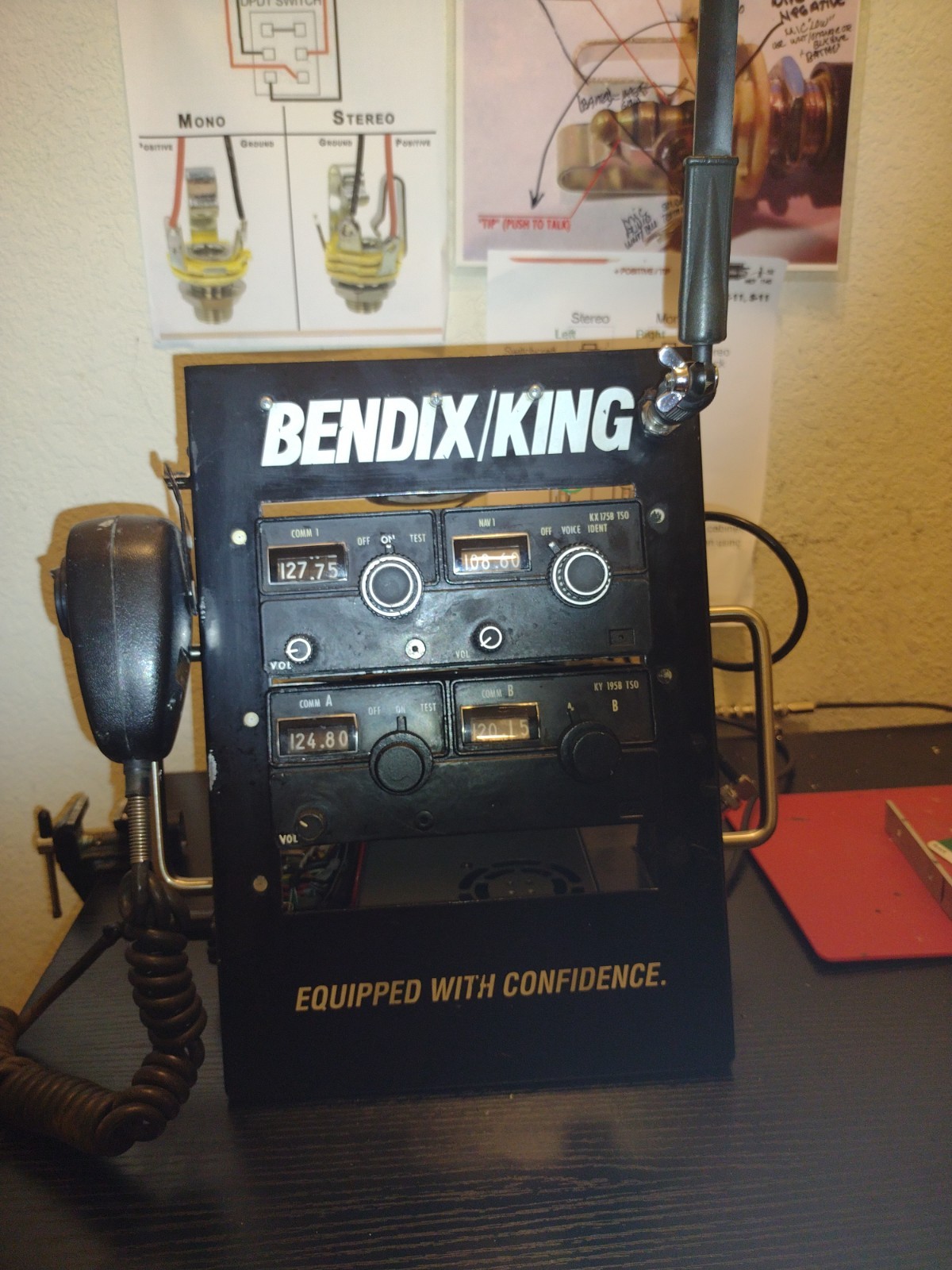 King KX175B Nav comm radio Tso nice