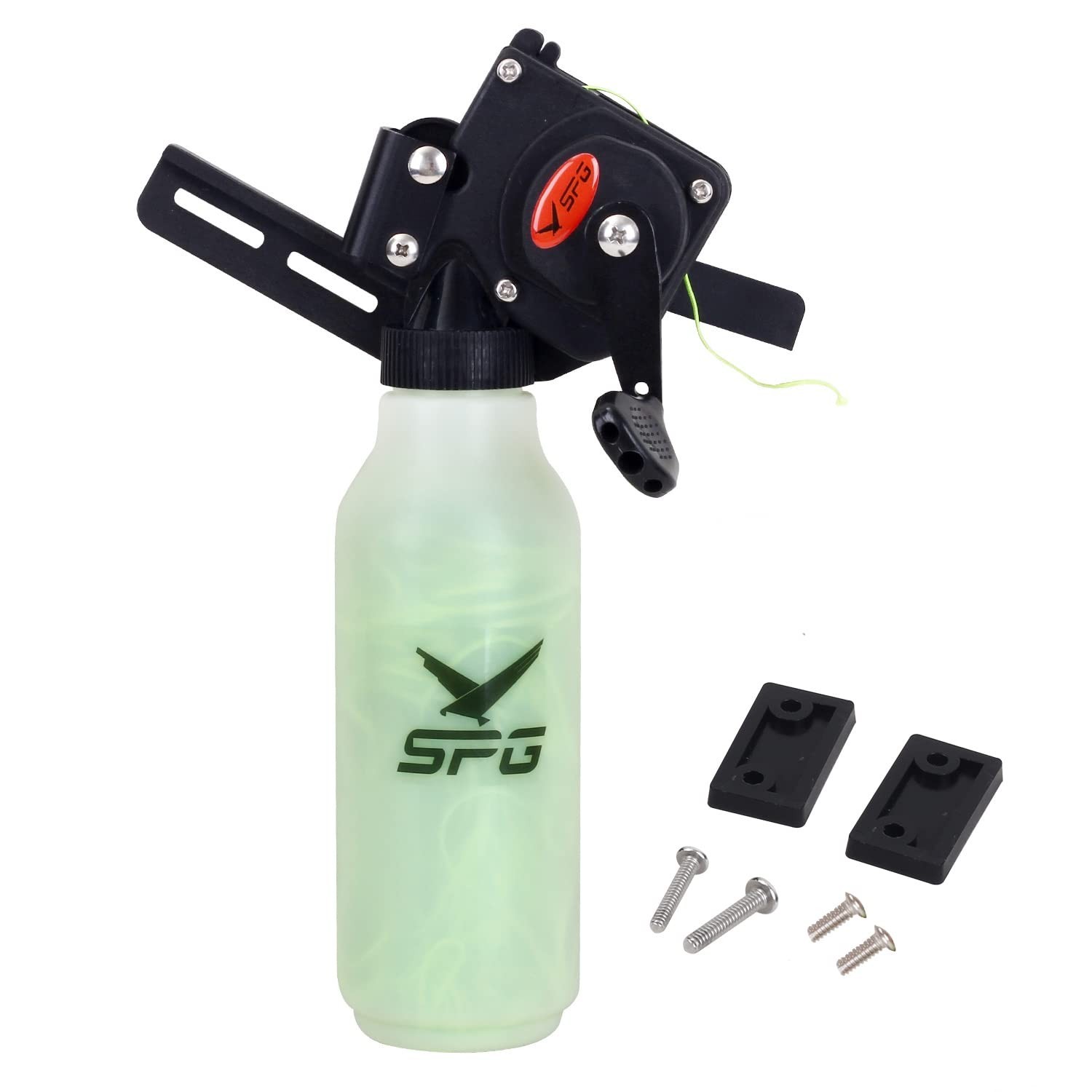 Archery Bowfishing Reel Hunting Bow Fishing Reel with 40m Fishing Rope for Co...