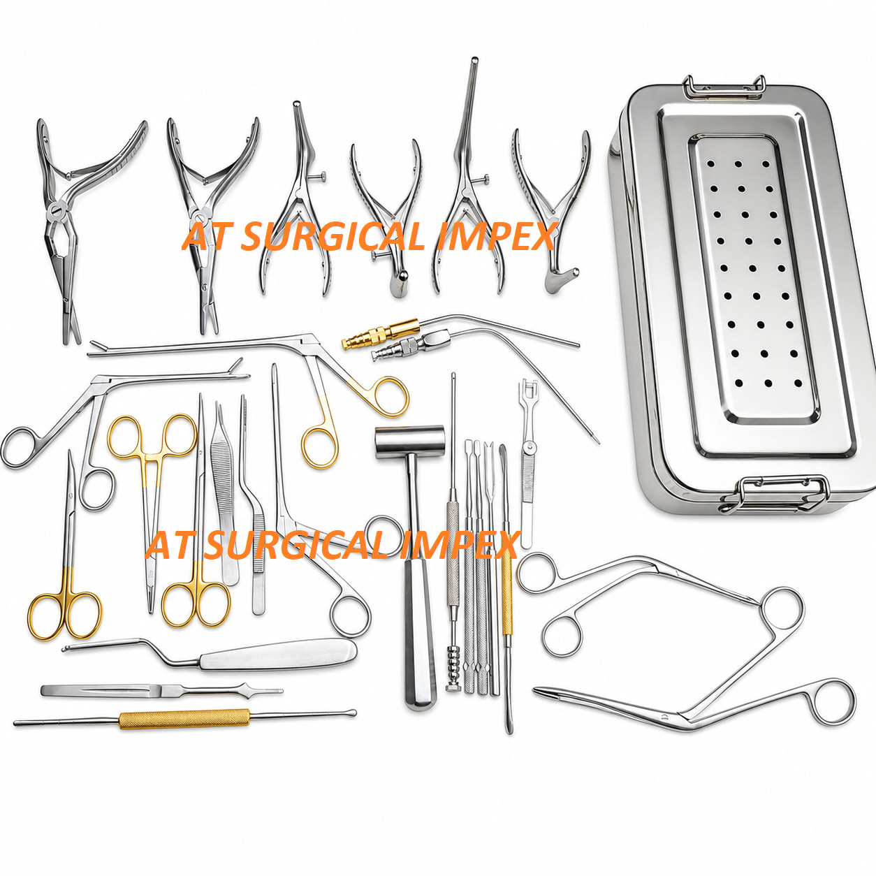 Septoplasty Instruments Set 28 Pcs Nasal Surgery German Steel Tool Kit