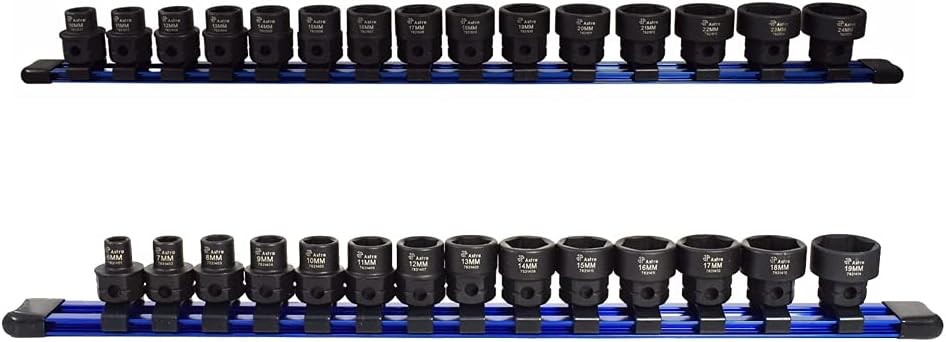 Astro Pneumatic Nano Impact Socket Sets Metric- 15pc 1/2" Drive 78215 and 14pc