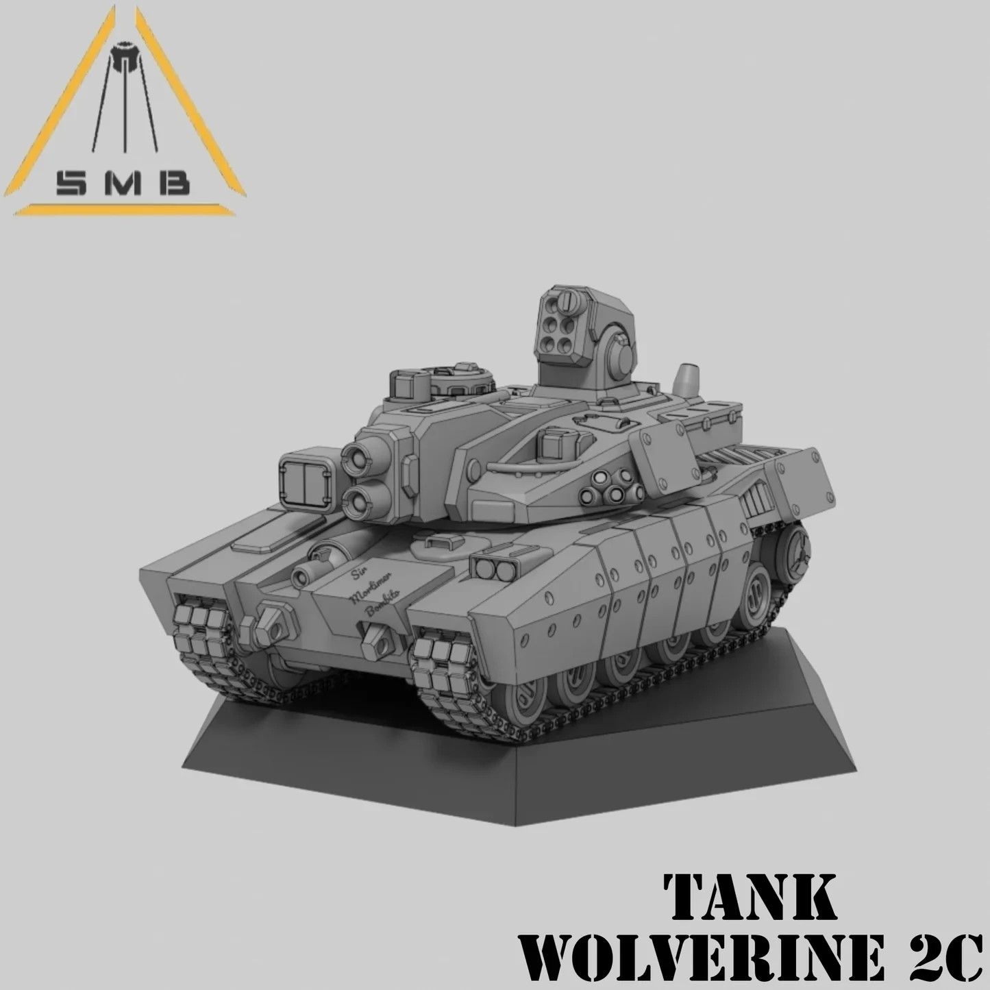 Tank Wolverine 2С x2 - Alternate Battletech Model - By Sir Mortimer Bombito