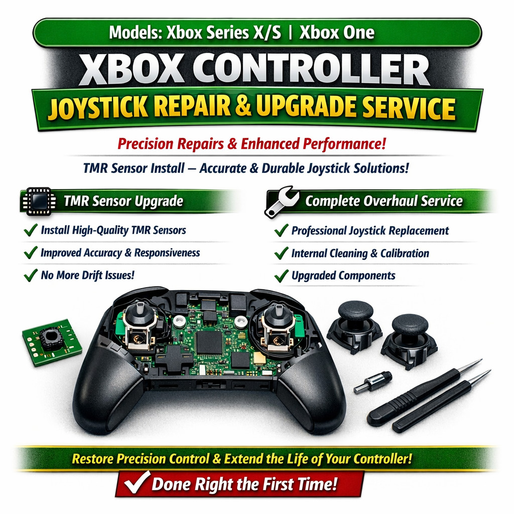 Xbox Controller Joystick Repair & Upgrade Service